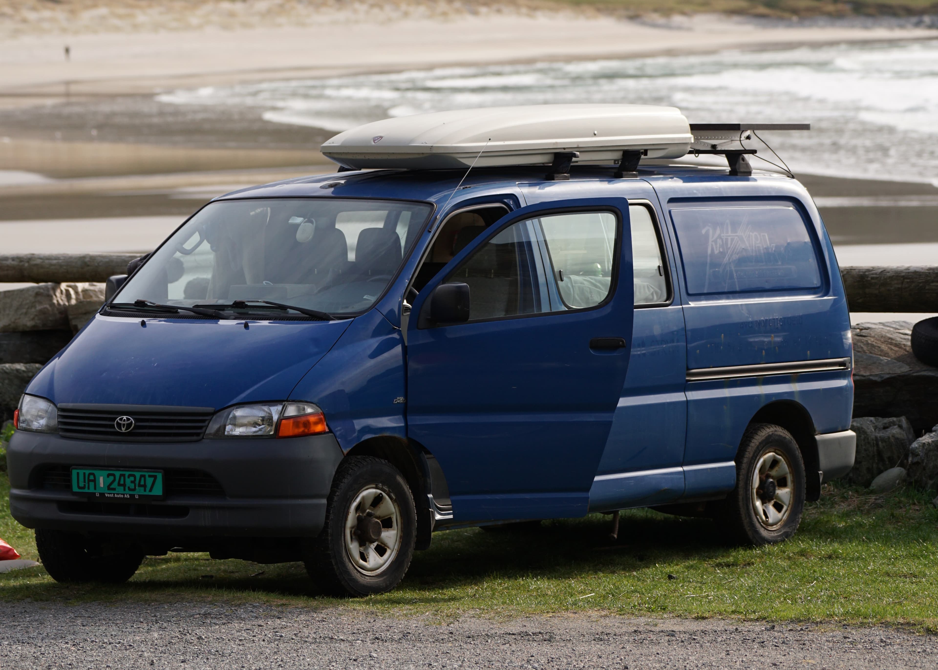 Super practical Toyota campervan with four-wheel drive