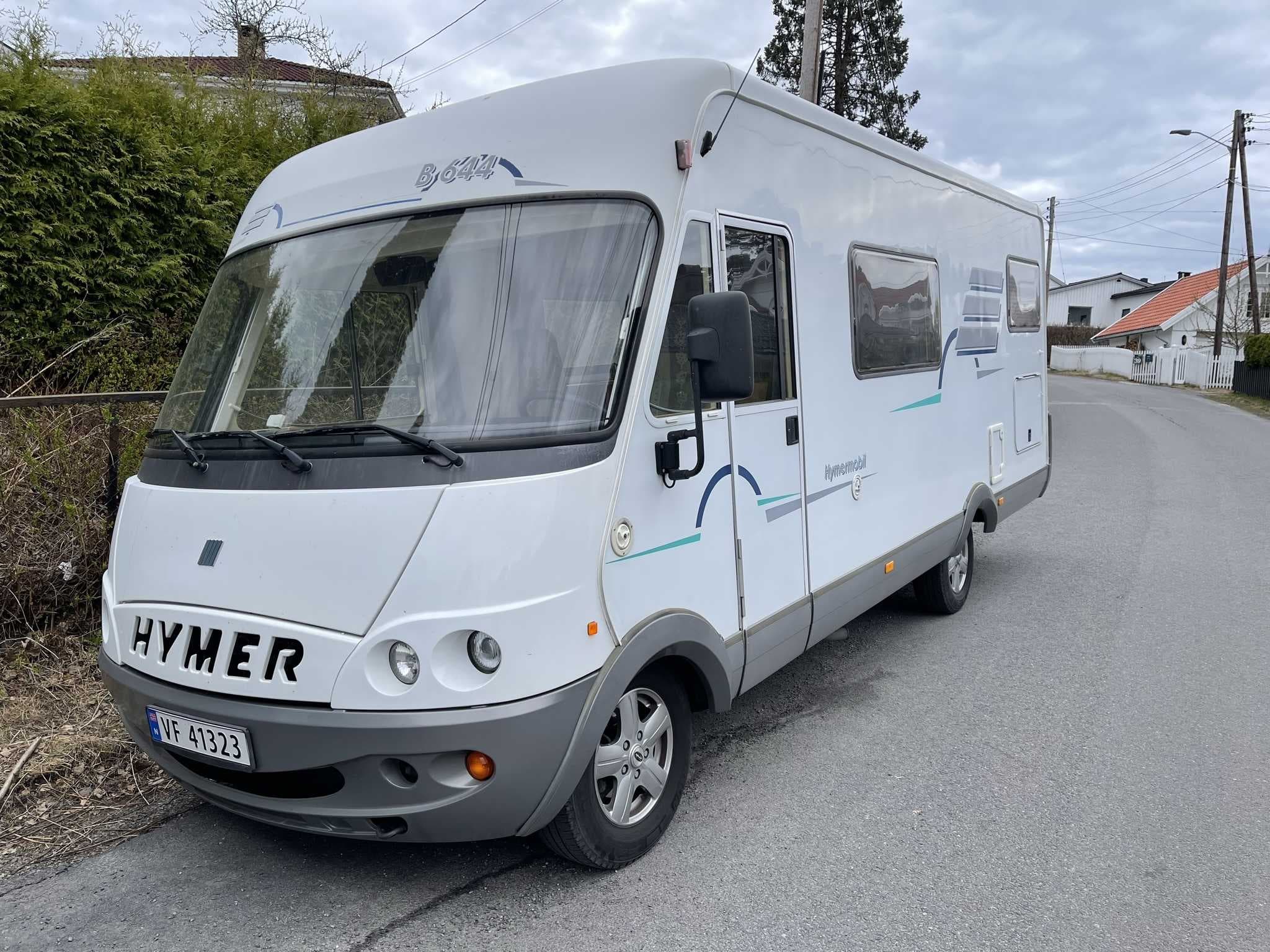 Velholdt Hymer 2001-modell med god plass