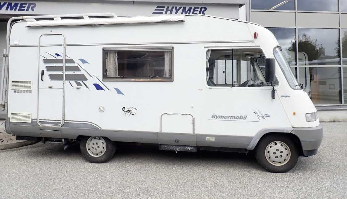 Hymer B 544 leies ut. Lett å kjøre, førerkort klasse B, plass til 6